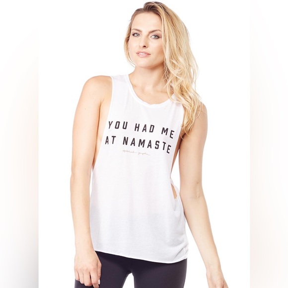Spiritual Gangster You Had Me At Namaste Coachella Tank Small - Picture 1 of 10